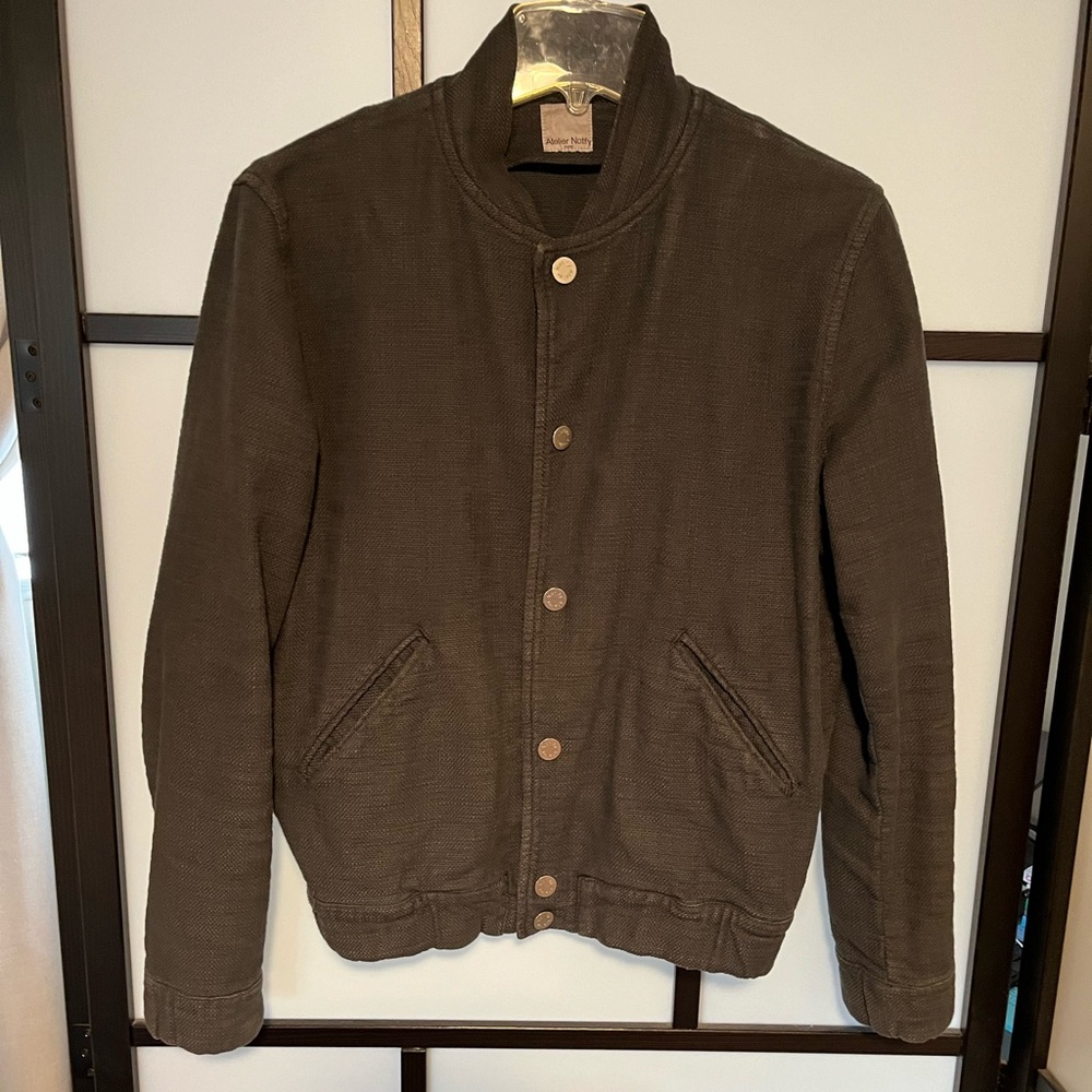 Atelier Notify Bomber Jacket | Grey | Size M